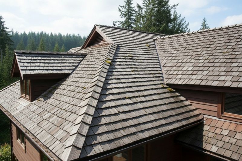 Cedar Roof Repair detail